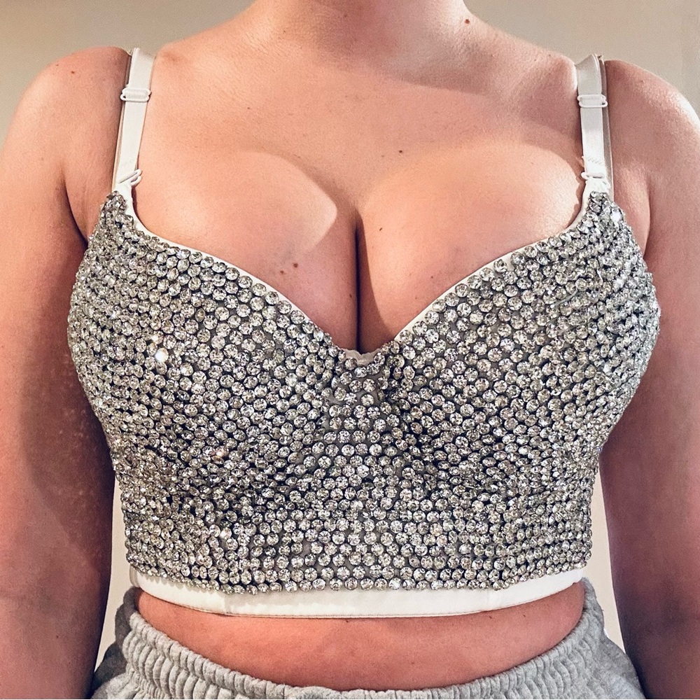 Amazon Rhinestone Bralette - Picture 3 of 3